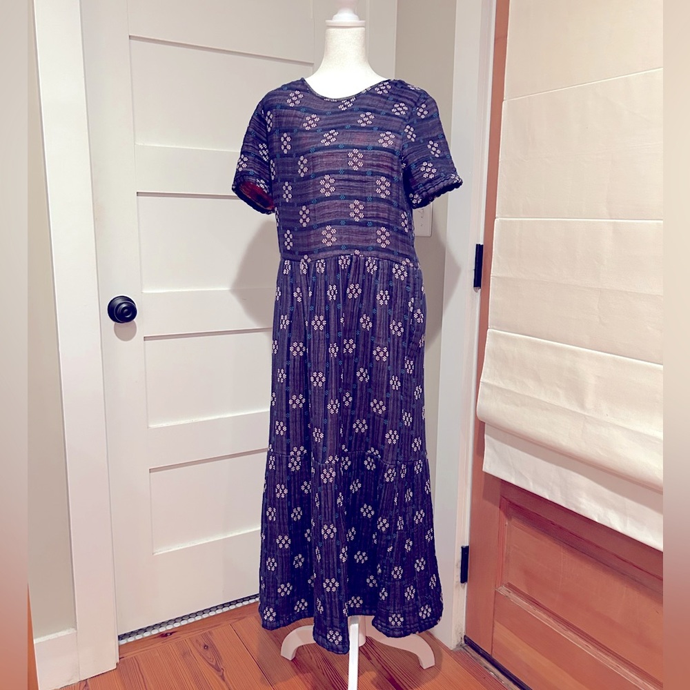 Ace & Jig Blue & Purple Midi Dress